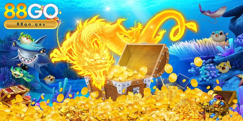 Bắn cá 4 Săn cá Rồng Vàng hấp dẫn